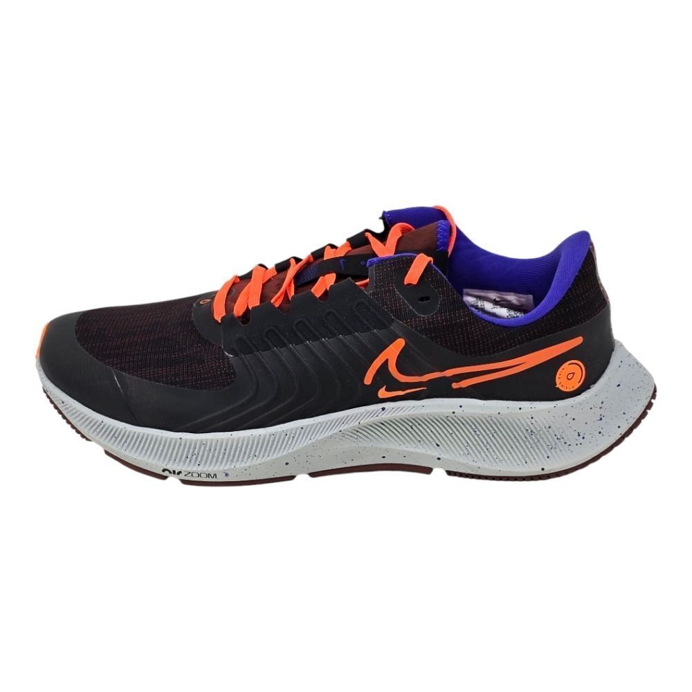 Nike Air Zoom Pegasus 38 Shield Black Total Orange DC4073 003 Running Mens Sizes